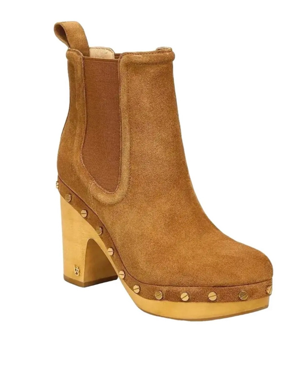 Veronica Beard Suede Gavi Platform Chelsea Boot
